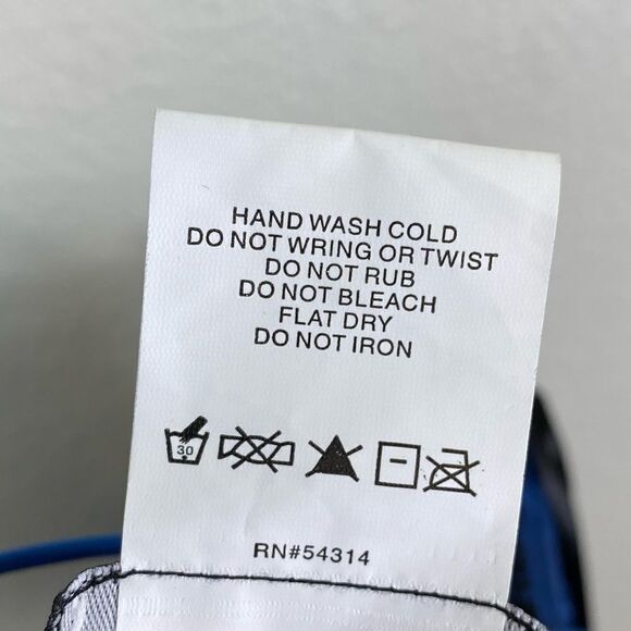 B. Darlin Blue & Black Floral Velvet Open Back A Line Dress - Picture 6 of 6